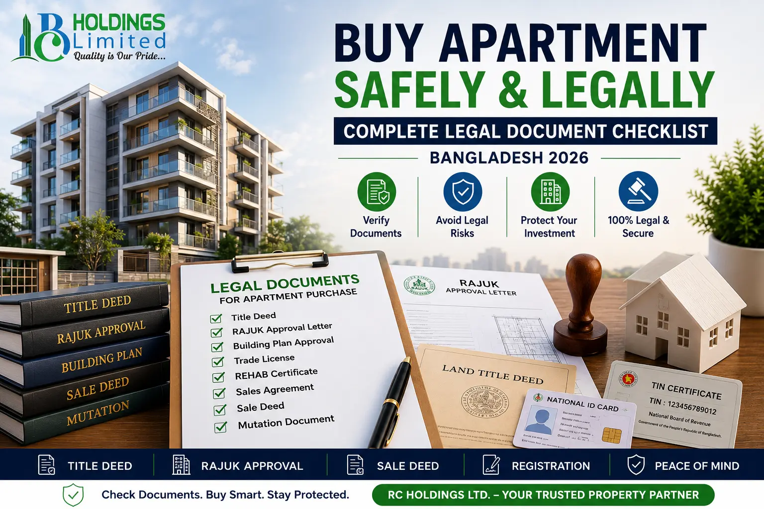legal documents to buy apartment in bangladesh