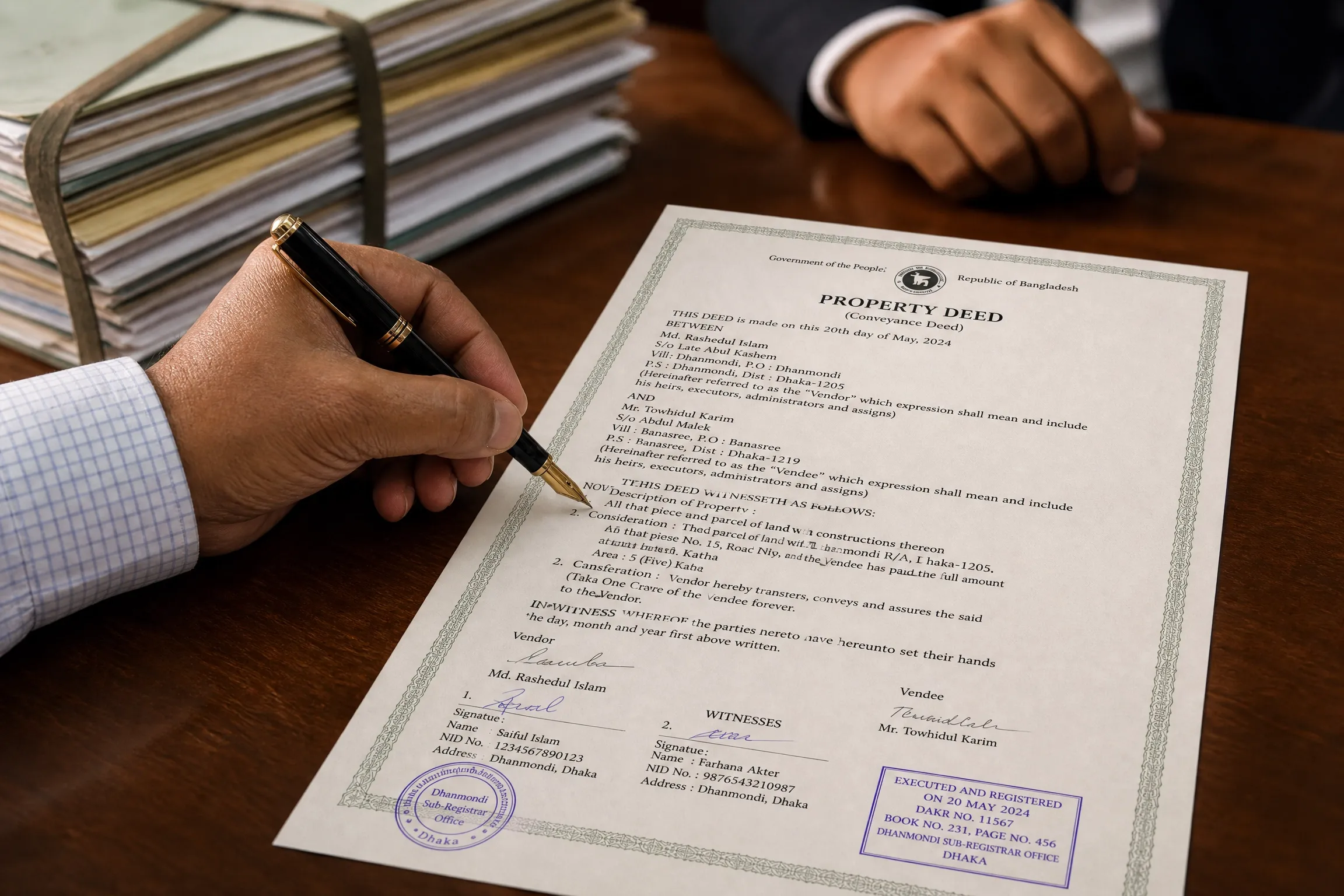 flat registration process in Bangladesh